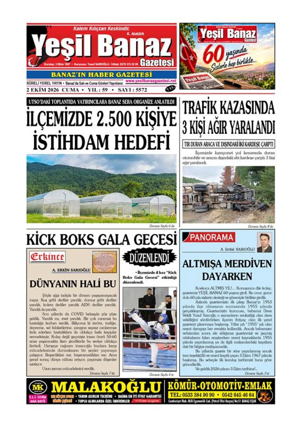 2 EKİM 2026 CUMA