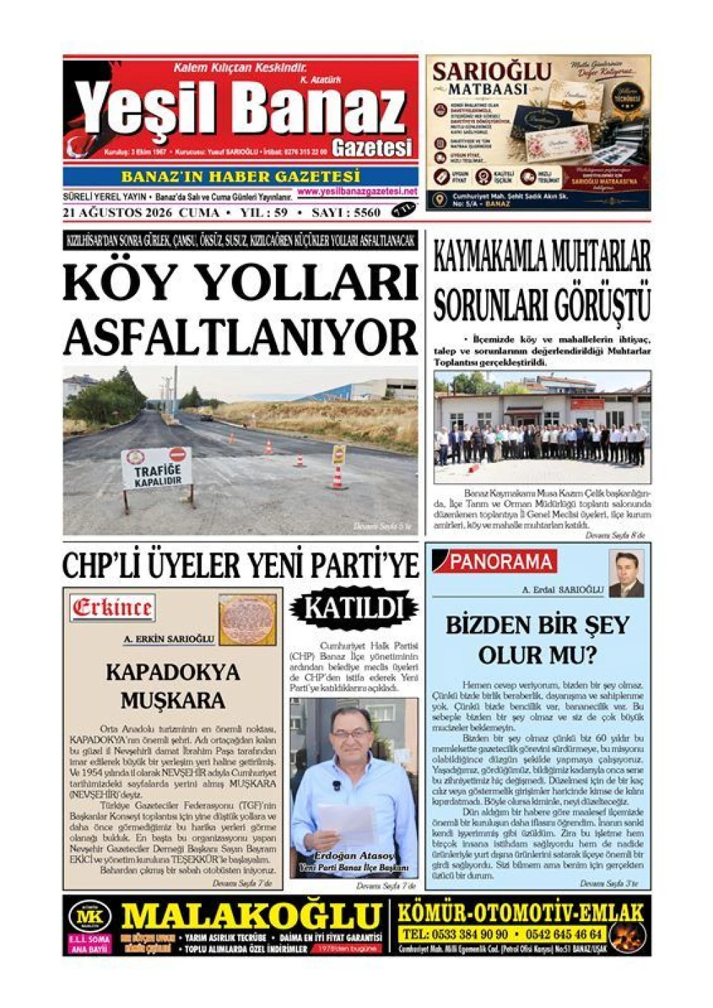 21 AĞUSTOS 2026 CUMA