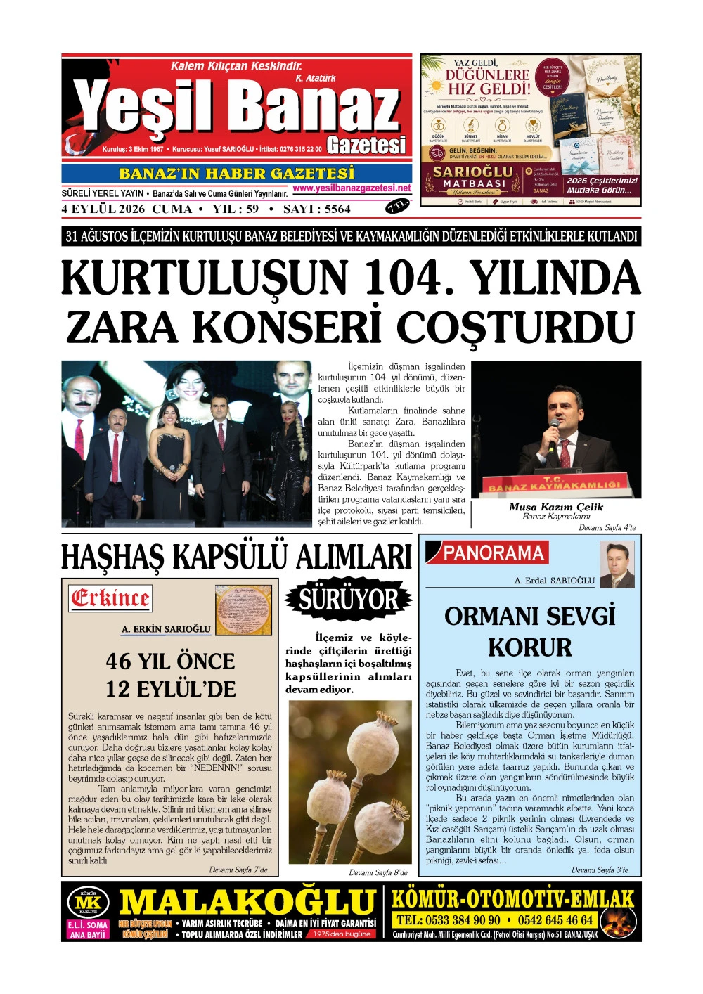 4 EYL&Uuml;L 2026 CUMA