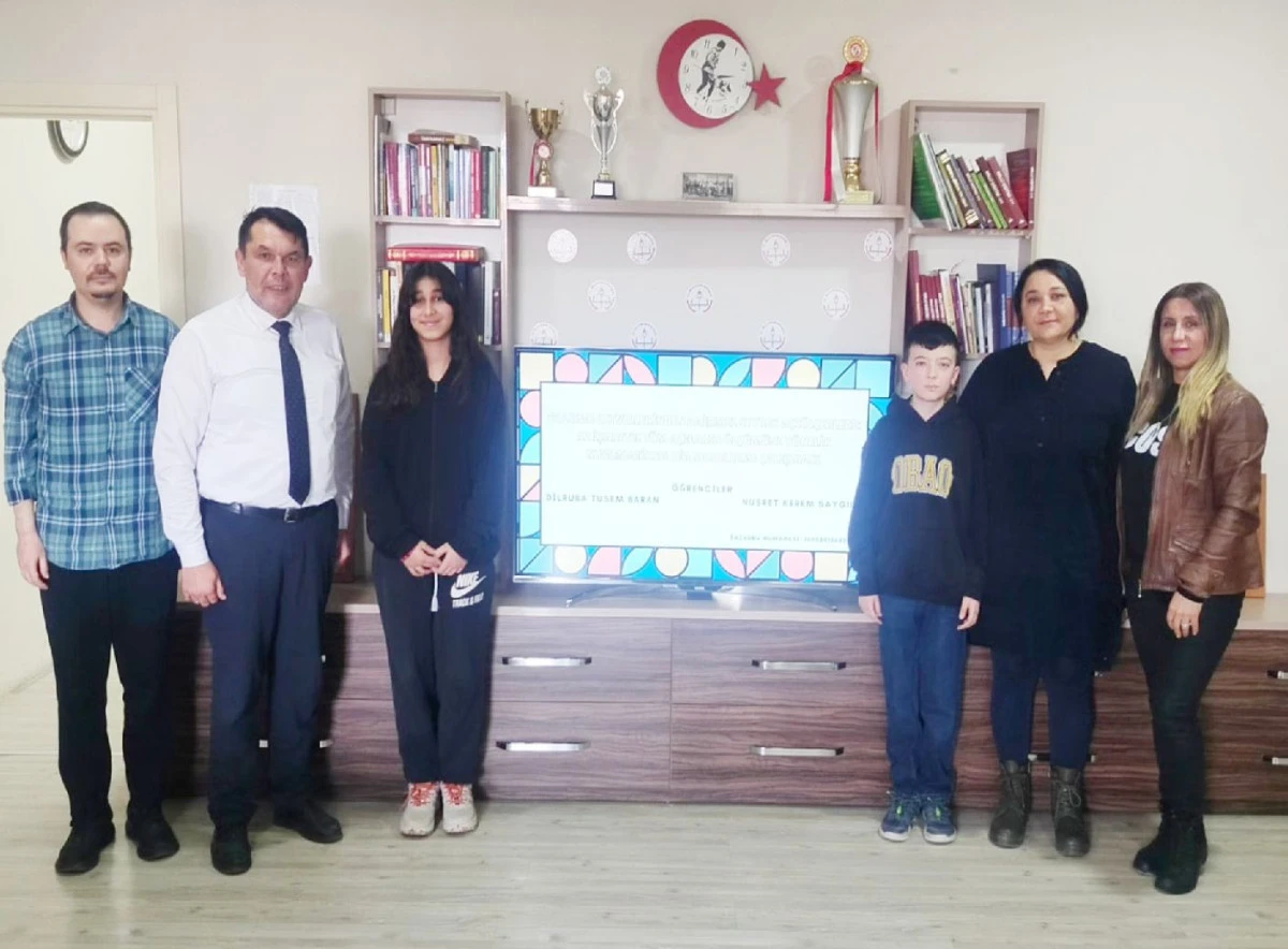 BANAZLI &Ouml;ĞRENCİLER T&Uuml;BİTAK BAŞARISIYLA İZMİR YOLCUSU