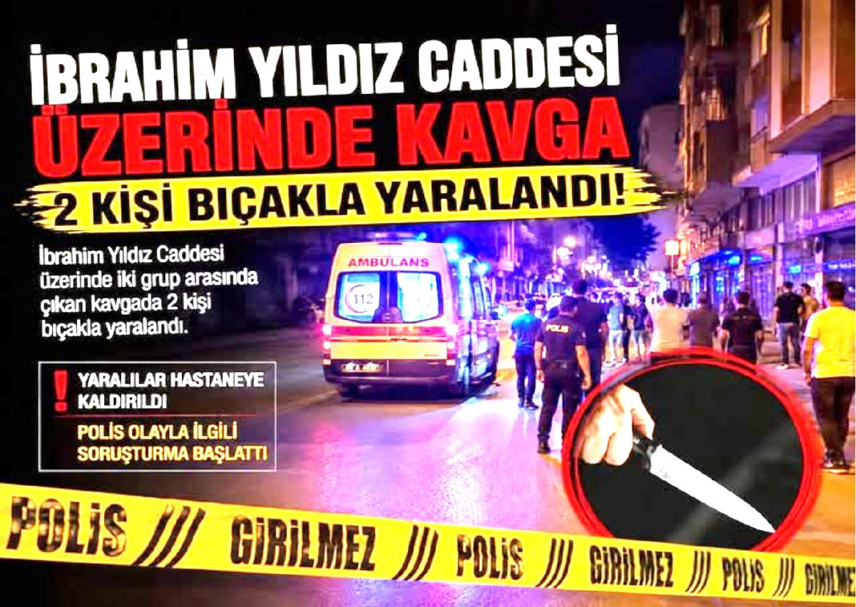 BI&Ccedil;AKLI KAVGADA 2 KİŞİ YARALANDI