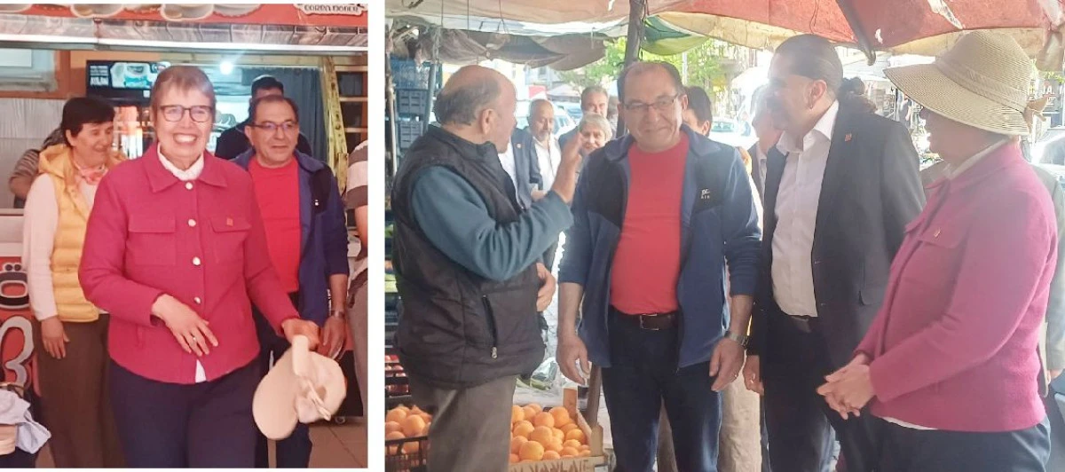 CHP&rsquo;DEN &Uuml;ST D&Uuml;ZEY ESNAF ZİYARETİ