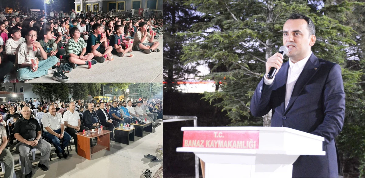 &Ccedil;OCUKLARA A&Ccedil;IK HAVADA SİNEMA ETKİNLİĞİ