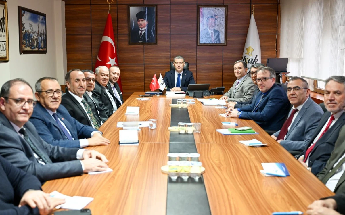 İL İSTİHDAM VE MESLEKİ EĞİTİM KURULU TOPLANTISI UŞAK&rsquo;TA GER&Ccedil;EKLEŞTİRİLDİ