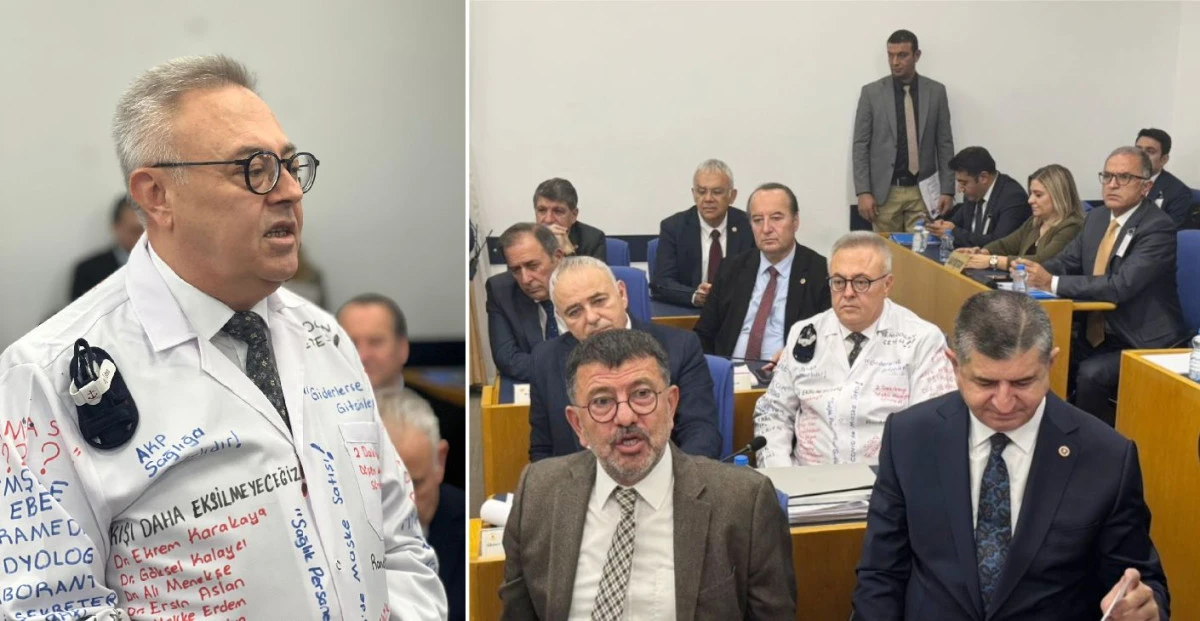 MİLLETVEKİLİ ALİ KARAOBA&rsquo;DAN SAĞLIK BAKANLIĞI B&Uuml;T&Ccedil;ESİNDE PROTESTO