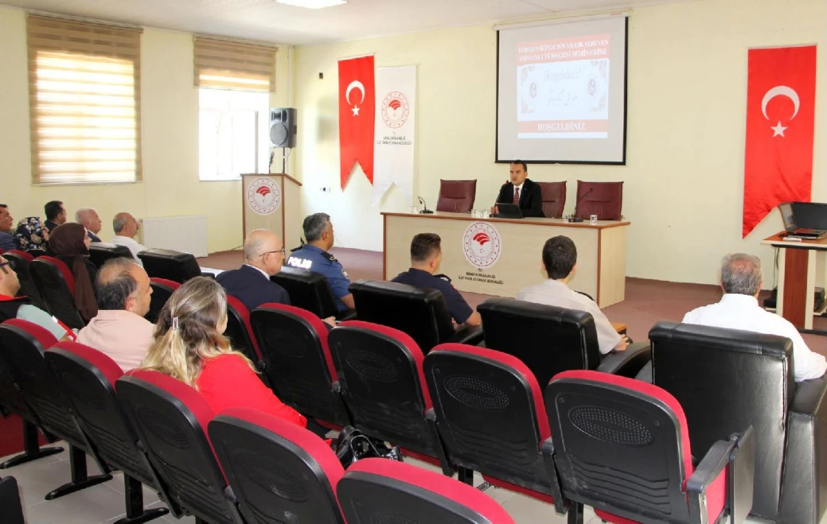 OSMANLI T&Uuml;RK&Ccedil;ESİ EĞİTİM KURSU TANITIM TOPLANTISI GER&Ccedil;EKLEŞTİRİLDİ