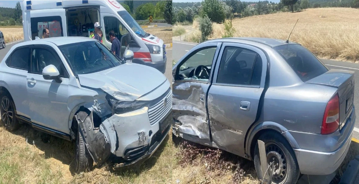 TRAFİK KAZASINDA 6 KİŞİ YARALANDI