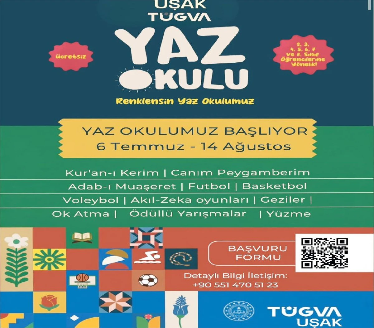 T&Uuml;GVA BANAZ&rsquo;DAN &Uuml;CRETSİZ YAZ OKULU DAVETİ