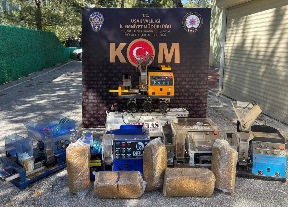 UŞAK&rsquo;TA KA&Ccedil;AK T&Uuml;T&Uuml;N OPERASYONU