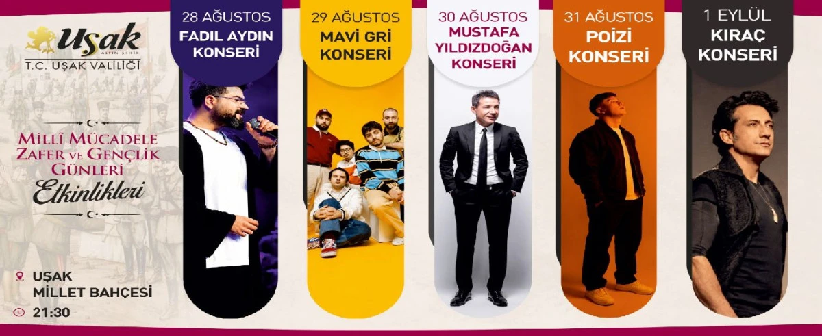 UŞAK&rsquo;TA &ldquo;MİLL&Icirc; M&Uuml;CADELE, ZAFER VE GEN&Ccedil;LİK G&Uuml;NLERİ&rdquo; BAŞLIYOR